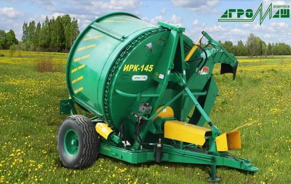 Измельчитель грубых кормов в рулонах ИРК-145 для МТЗ-82 и других 1,4 т.с.